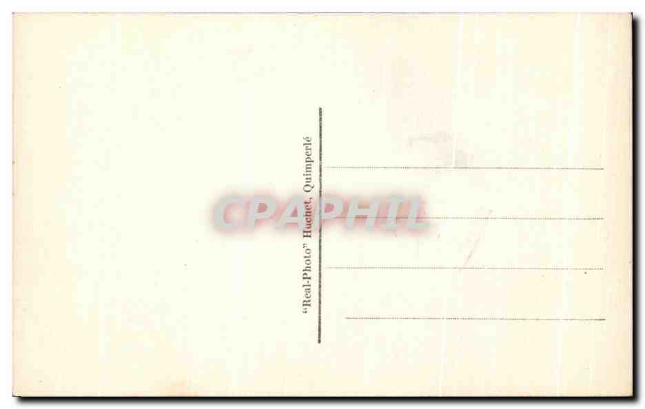 CPA Quimperle Vue prise de la place nationale — Rückseite