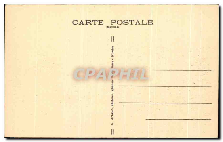 CPA Douelan la Jetee at la Cote Sauvage — Rückseite