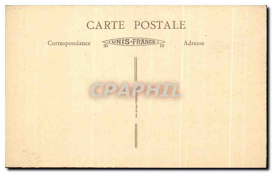 CPA Monastere de sainte Marie de la Pierre Qui Vire Le Cloitre Moines — Verso