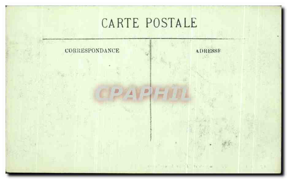 CPA Caen Les remparts et l'Eglise Saint Pierre — Verso