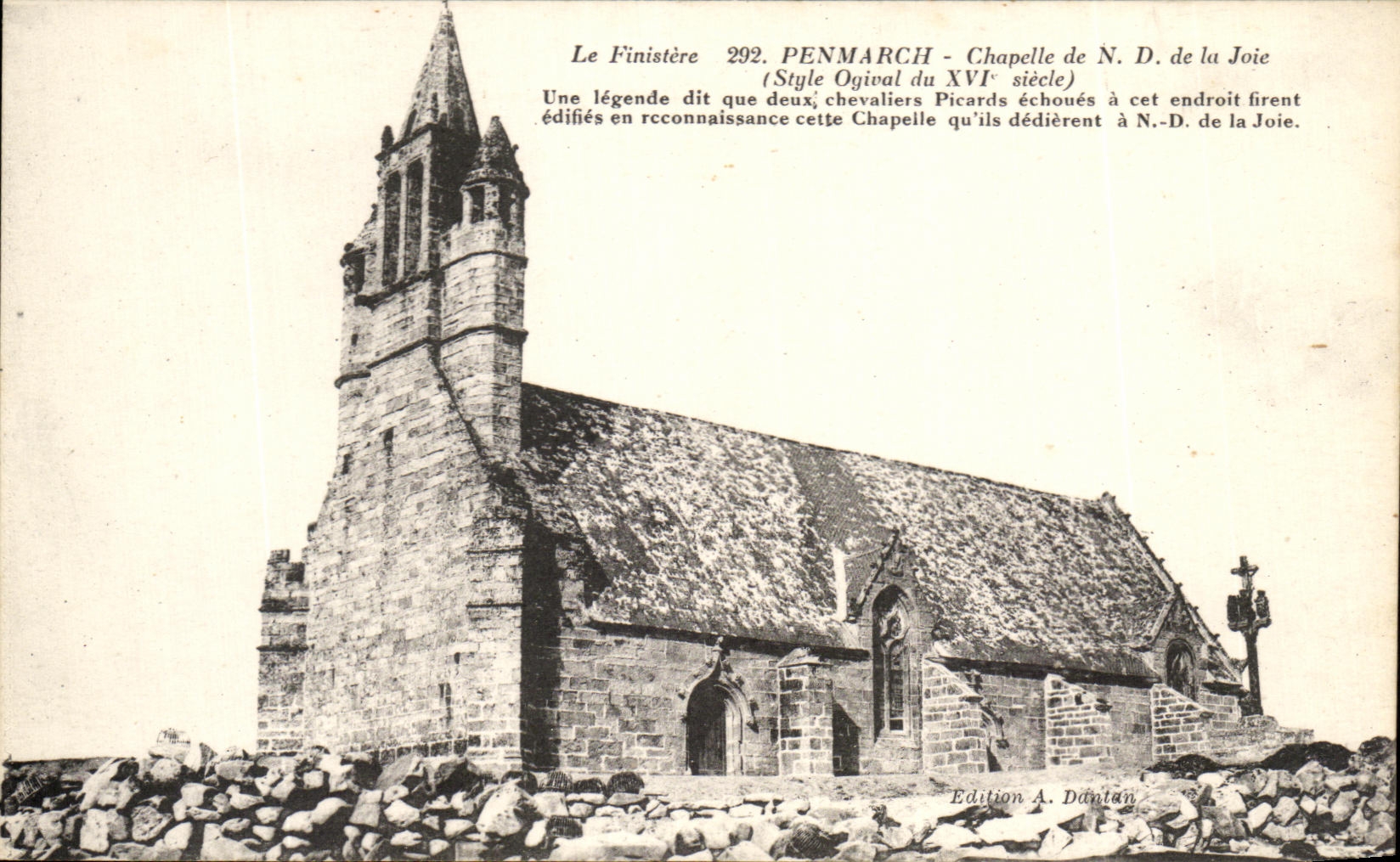CPA Penmarch Chapelle de N D de la Joie