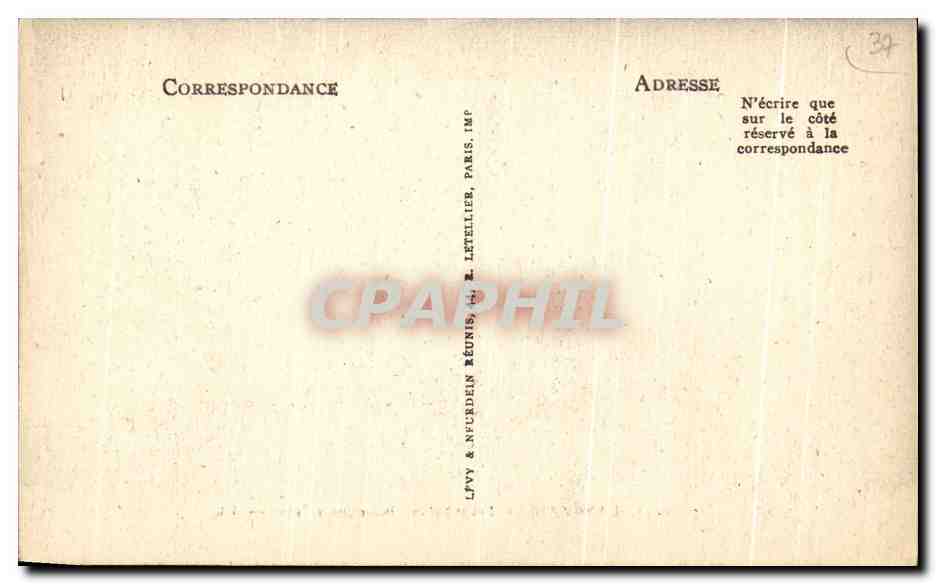 CPA Langeais Petit Salon Boiseries Peintes — Rückseite