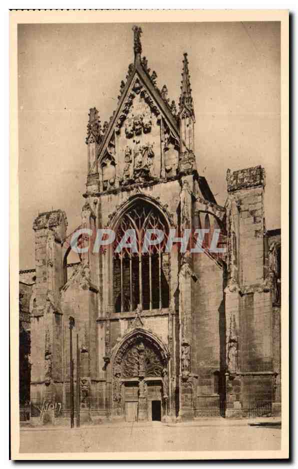 Reims - Église Saint-Rémi - Face Sud Ouest — Éditions Yvon, Paris