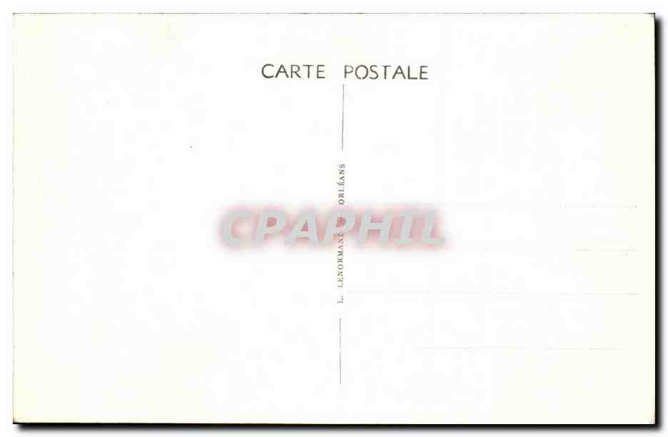 Église de Germigny-des-Prés — Perspective cavalière des voûtes — L. Lenormand, Orléans — Verso