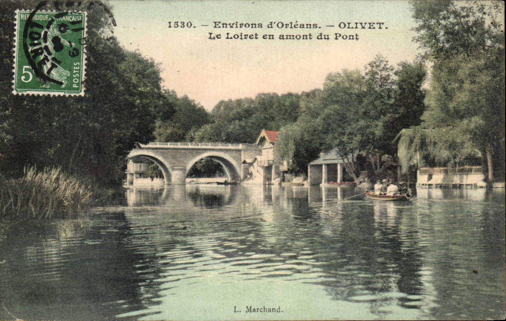 CPA Environs D'Orleans Olivet Le Loiret En Amont Du Pont