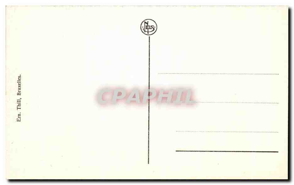 CPA Memling Mariage mystique de Sainte Catherine Volet du triptyque — Verso