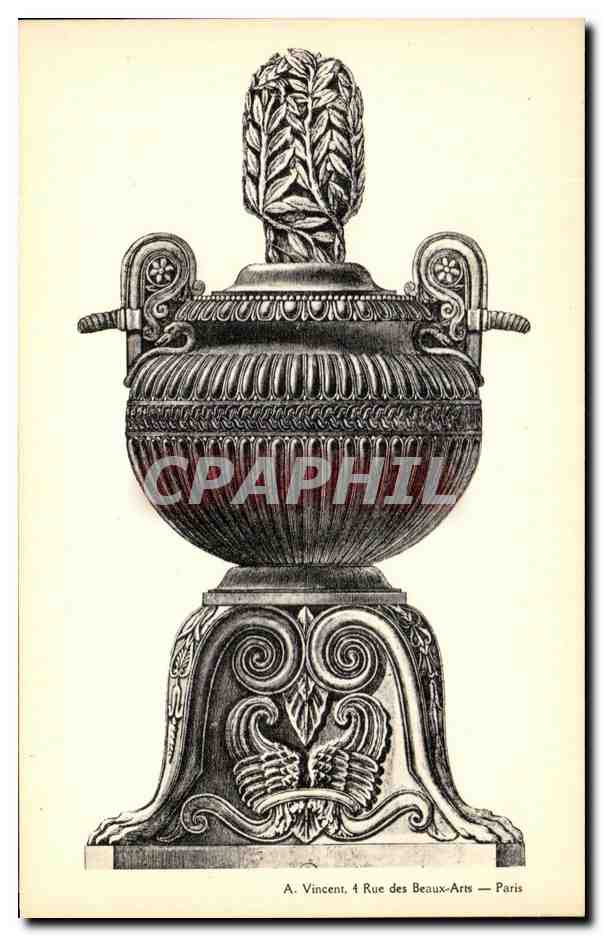 Vase décoratif — édition A. Vincent — 4 Rue des Beaux-Arts — Paris