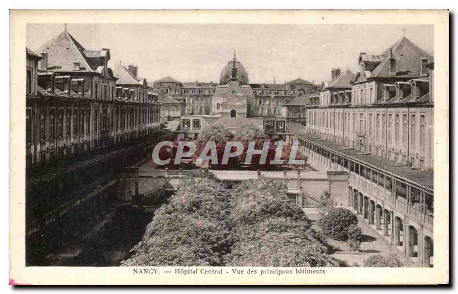 CPA Nancy Hopital Vue des principaux batiments