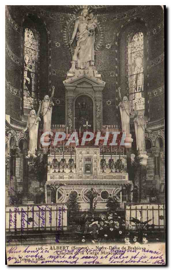 CPA Albert Notre Dame de Brebieres Chapelle de la Vierge Miraculeuse