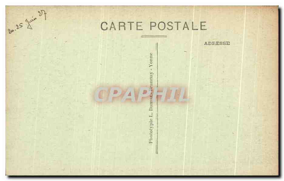 CPA Pont Audemer Interieur de L'Eglise Saint Ouen Piliers du lateral gauche — Rückseite