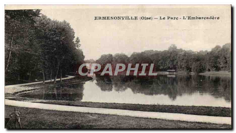 Ermenonville (Oise) — Der Park — Der Steg
