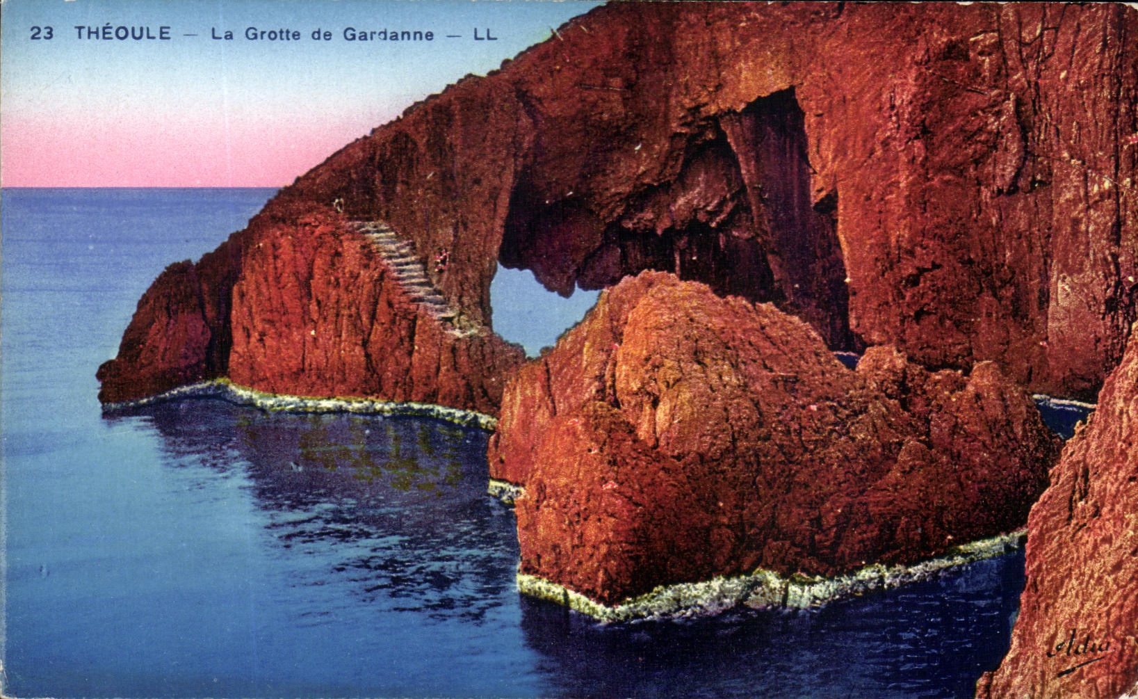 CPA Theoule La Grotte de Gardanne