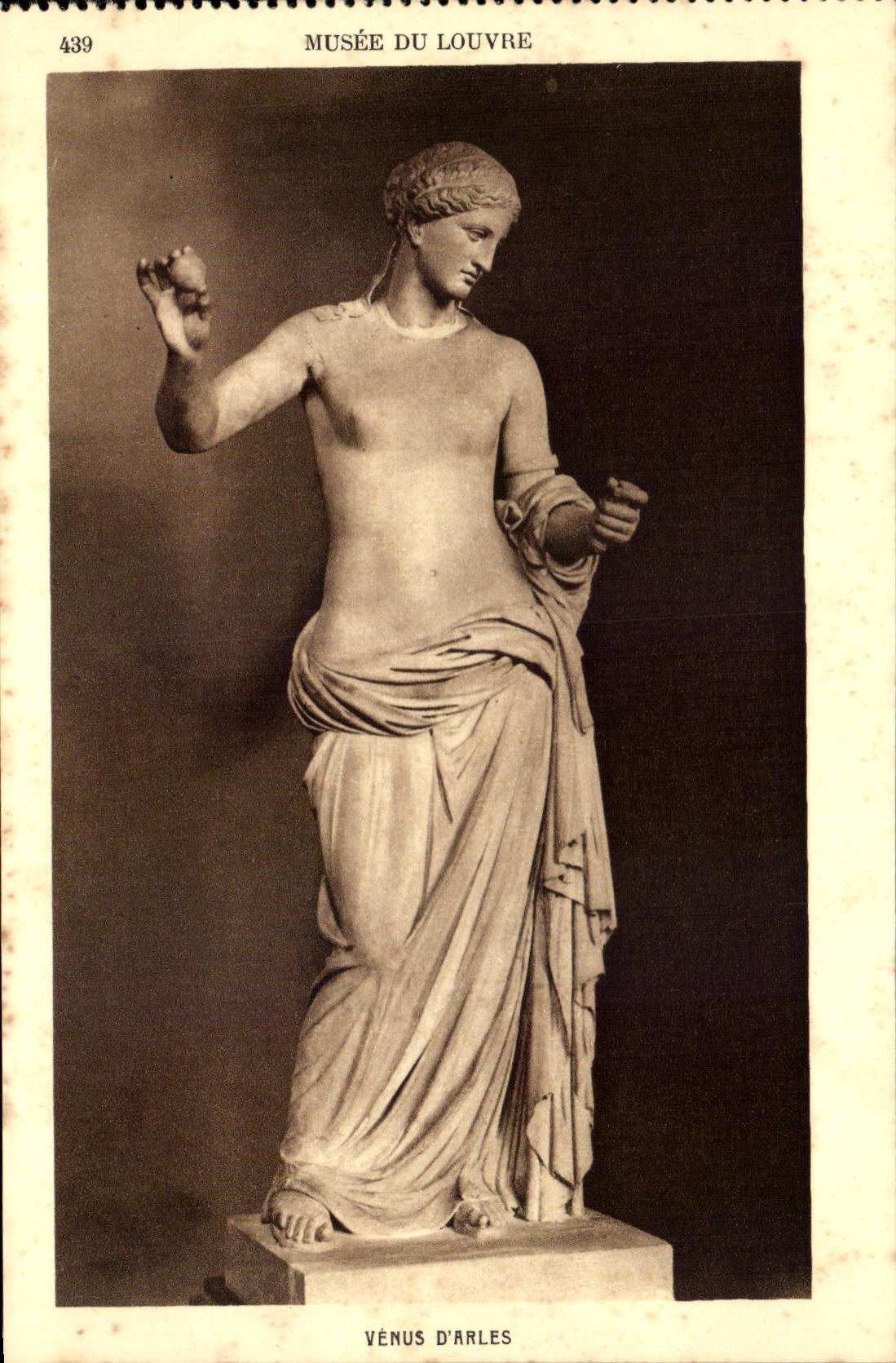Venus von Arles — Louvre-Museum — Braun & Cie, Verleger-Drucker Paris (Frankreich) Nr. 439