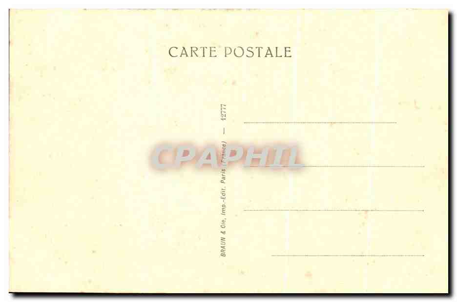 CPA Musee Du Louvre Greuze La Laitiere  — Verso