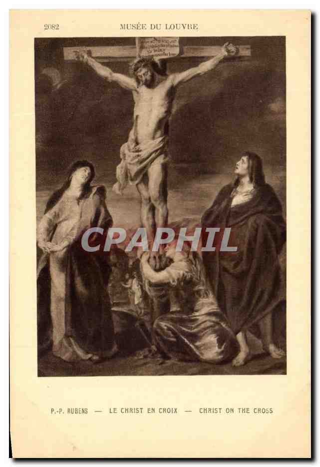 CPA Musee Du Louvre Rubens Le Christ En Croix 