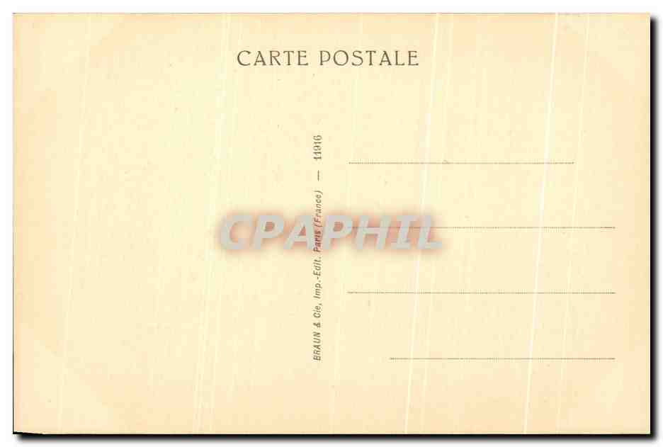 CPA Musee Du Louvre Brouwer Le Fumeur  — Verso