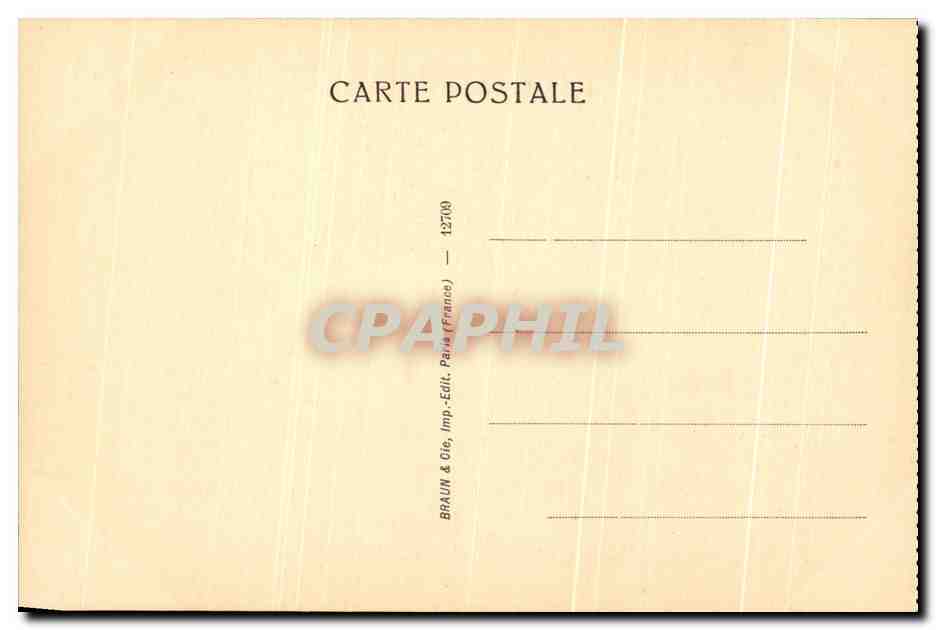 CPA Musee Du Louvre Durea Tete De Vieillard  — Verso