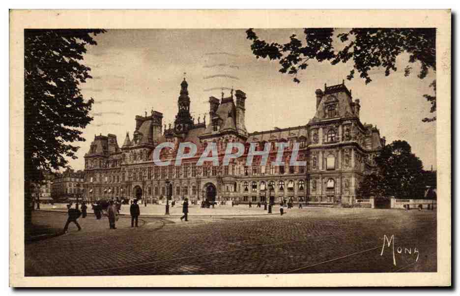 CPA Les Petits Tableaux De Paris L'Hotel De Ville