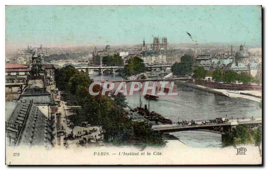 CPA Paris L'Institut Et La Cite