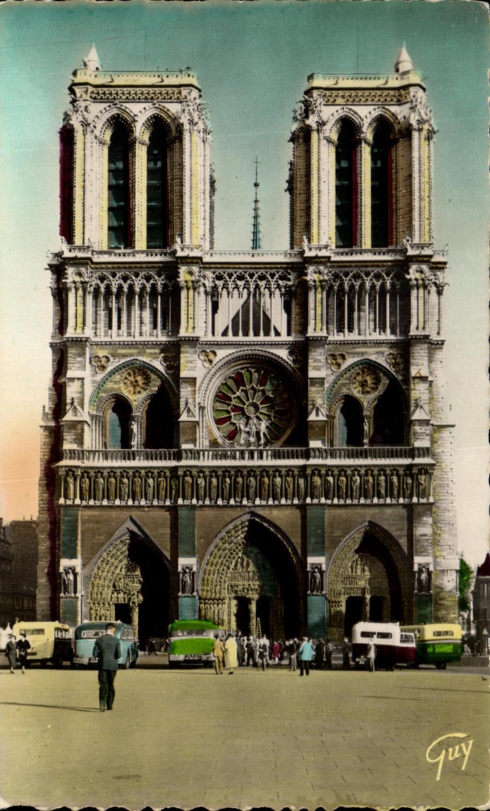 Notre-Dame de Paris — Façade (1163-1260) — Guy, n°4.023
