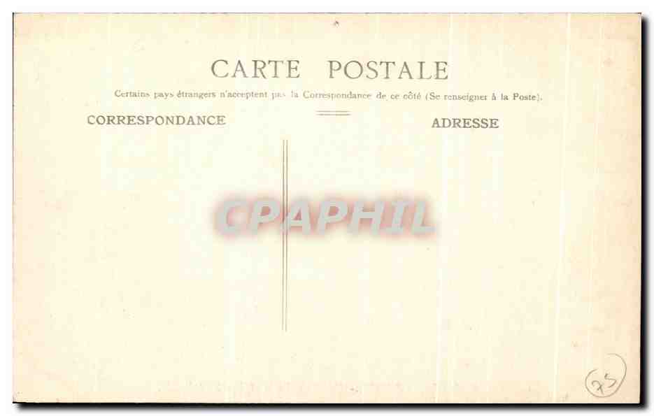 CPA Paris Hotel De Ville Et Pont St Louis — Verso