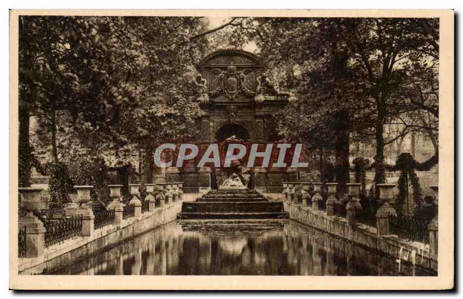 CPA Paris En Flanant Jardin Du Luxembourg Fontaine Medicis