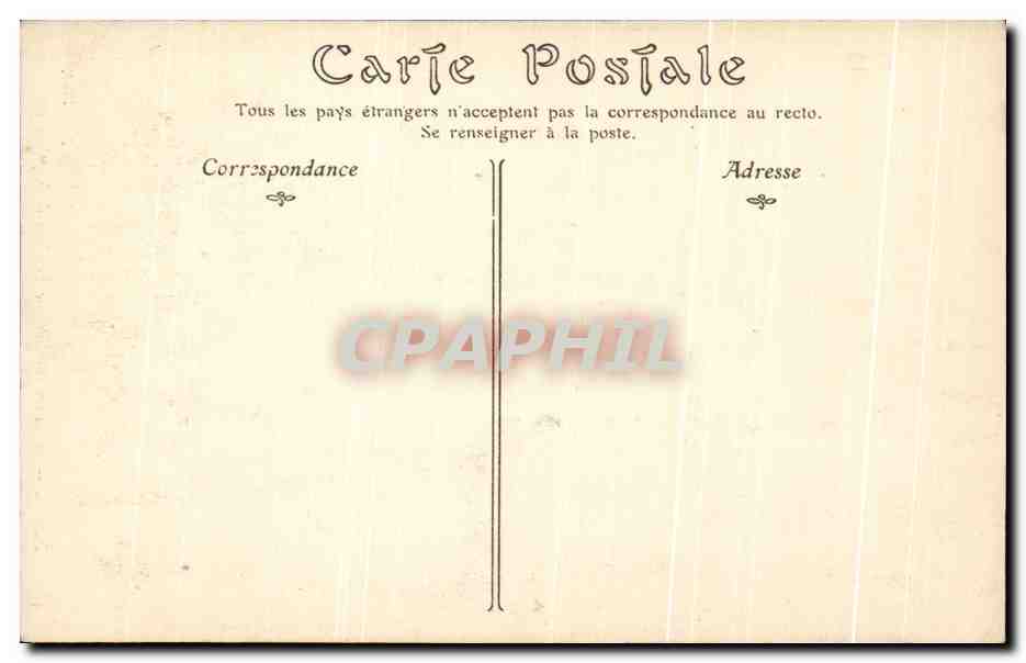 CPA Paris Hotel Des Invalides Le Tombeau De Napoleon 1er — Rückseite