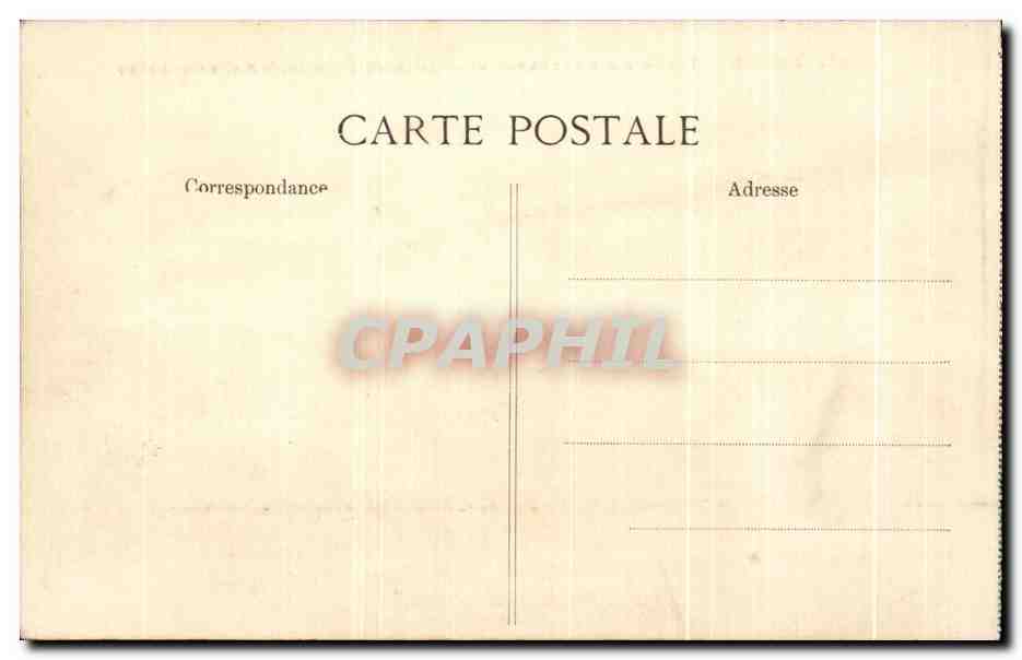 CPA Paris Place du Carrousel et Jardin des Tuileries Louvre — Verso