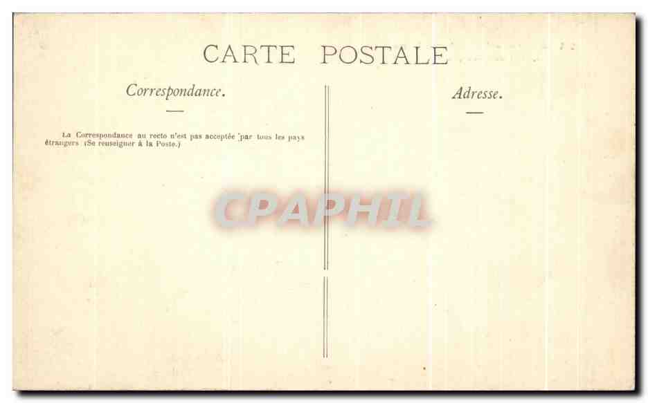 CPA Paris Eglise Notre Dame Detil des Sculptures Gargouille — Verso