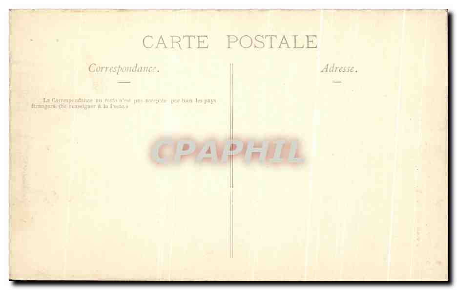 CPA Paris Eglise Notre Dame Detil des Sculptures Gargouille Diable  — Verso