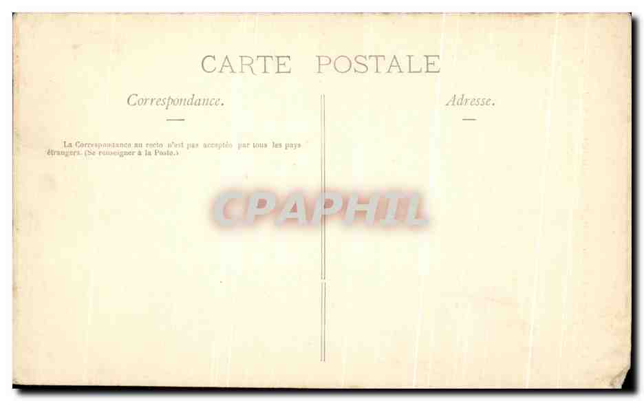 CPA Paris Eglise Notre Dame Detail des Sculptures Gargouille Daible  — Verso