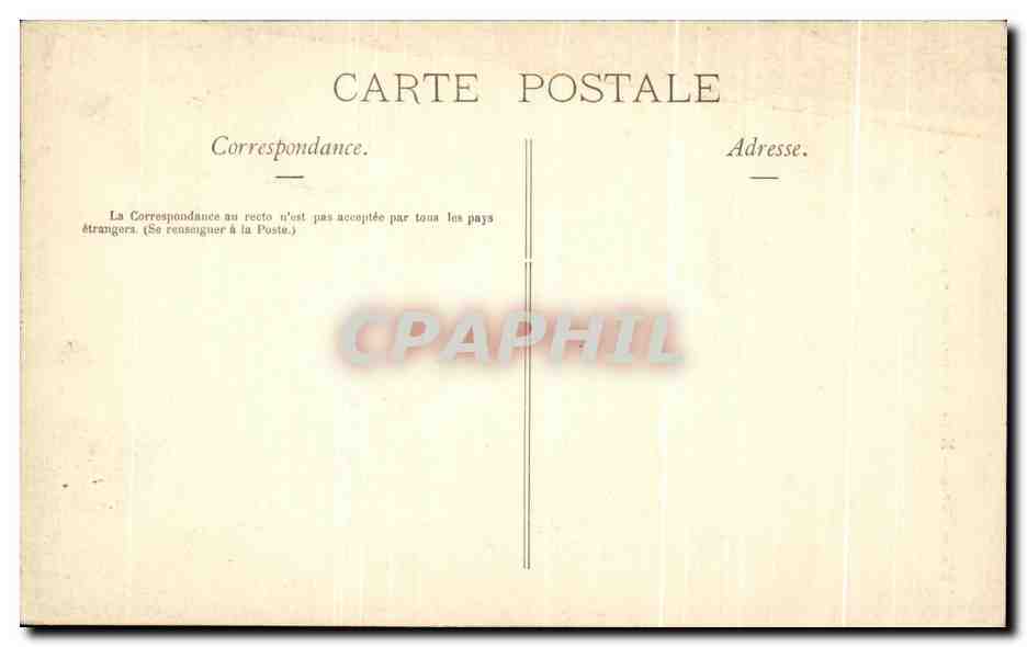 CPA Paris Eglise Notre Dame Detail des Sculptures Gargouille Diable — Verso
