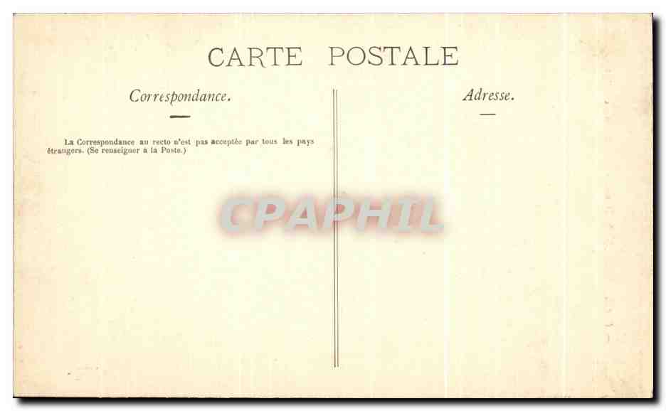 CPA Paris Eglise Notre Dame Detail Des Sculptures Gargouille Diable  — Verso