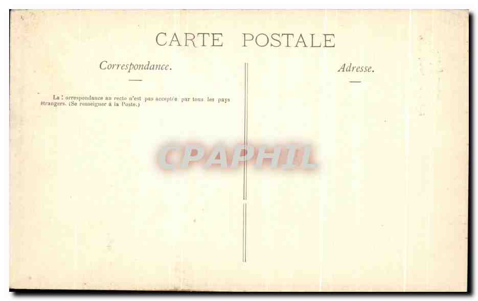 CPA Paris Eglise Notre Dame Detail Des Sculptures Gargouille Diable  — Verso