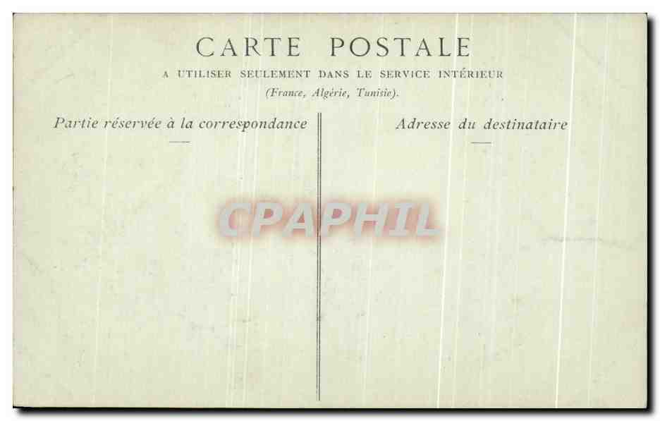 CPA Paris Parc Montsouris le Pont Rustique — Verso