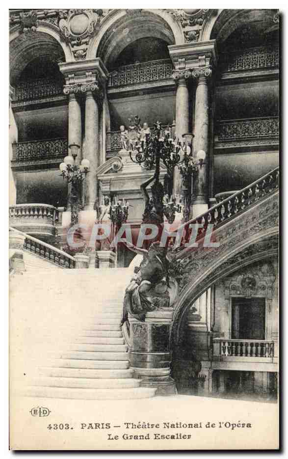 CPA Paris Theatre National de l'Opera Le Grand Escalier