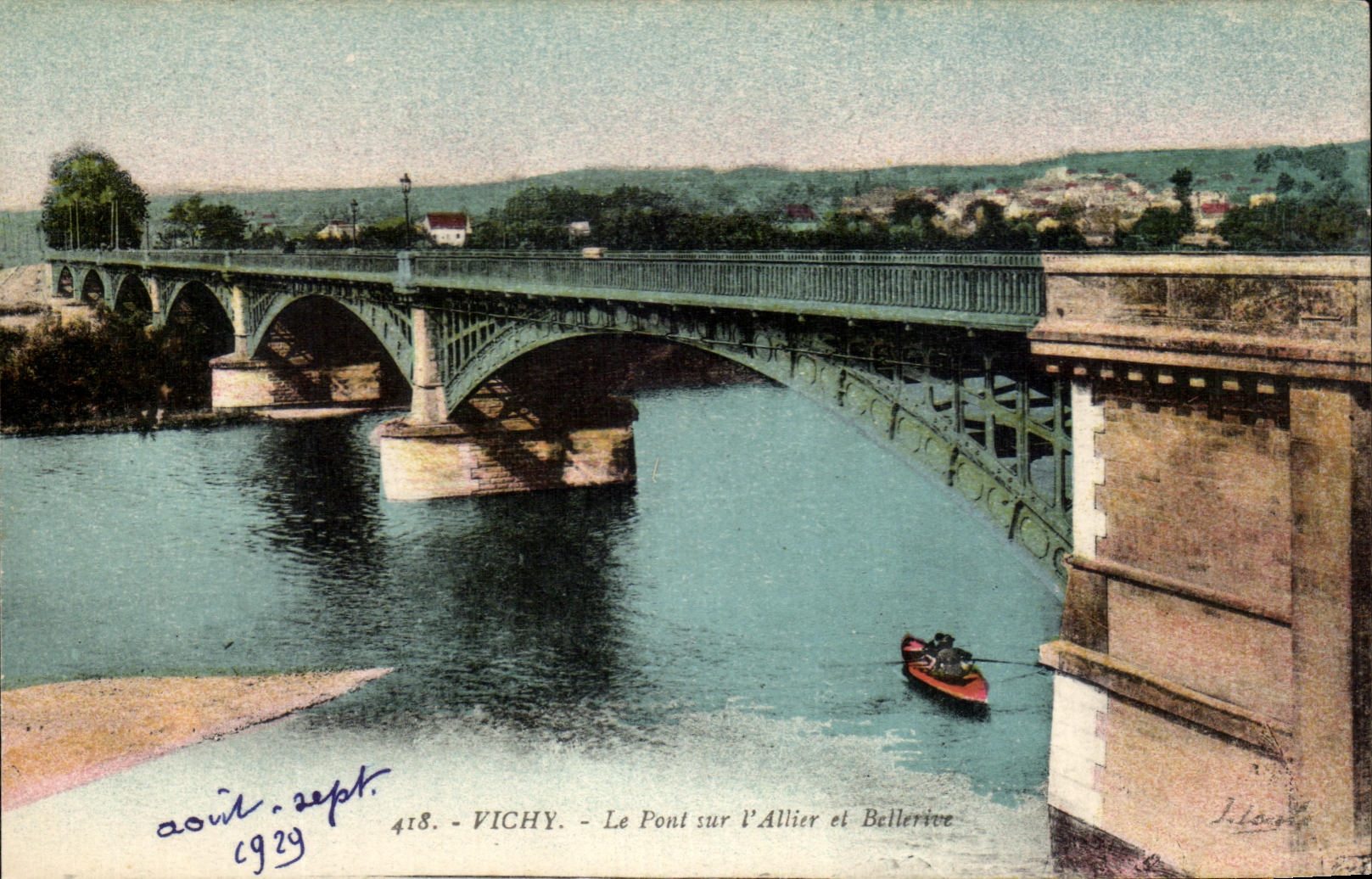 CPA Vichy Le Pont sur l'Allier et Bellerive
