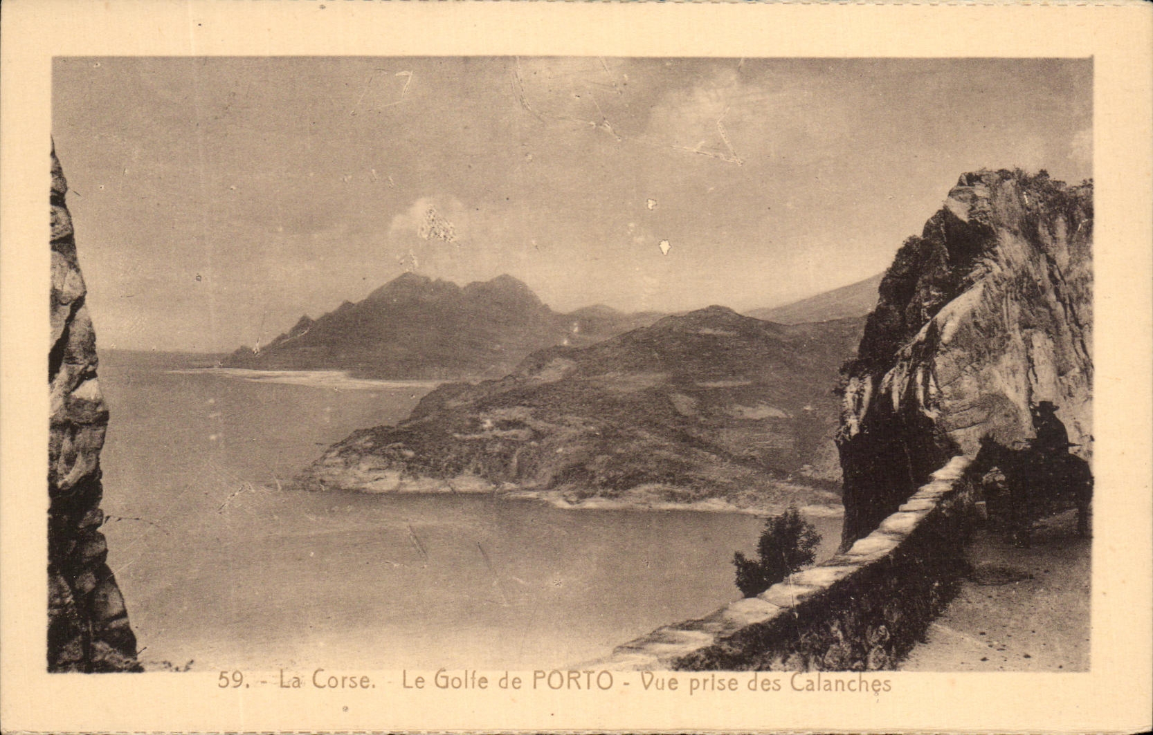 La Corse - Le Golfe de PORTO - Vue prise des Calanchès - 59 - Éditeur Ajaccio