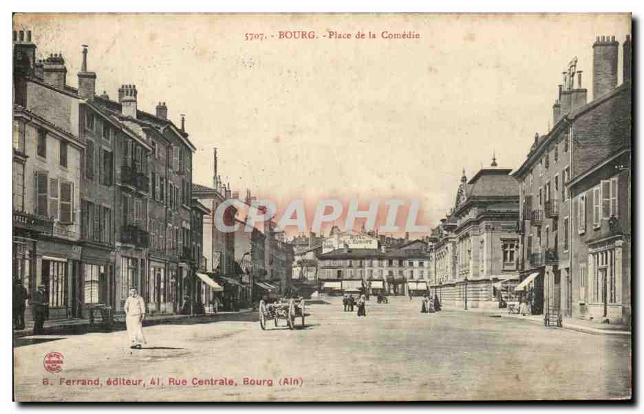 CPA Bourg Place de la Comedie Hotel de l'Europe