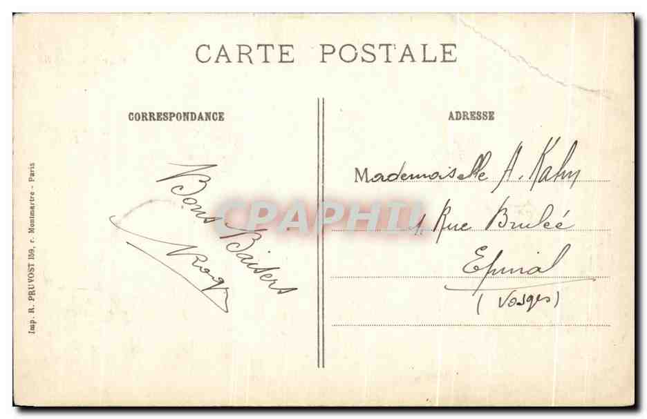 CPA La Grande Guerre Reims Coin de la rue des Cordeliers et de la rue de L'Universite apres les bombardements Militaria — Rückseite
