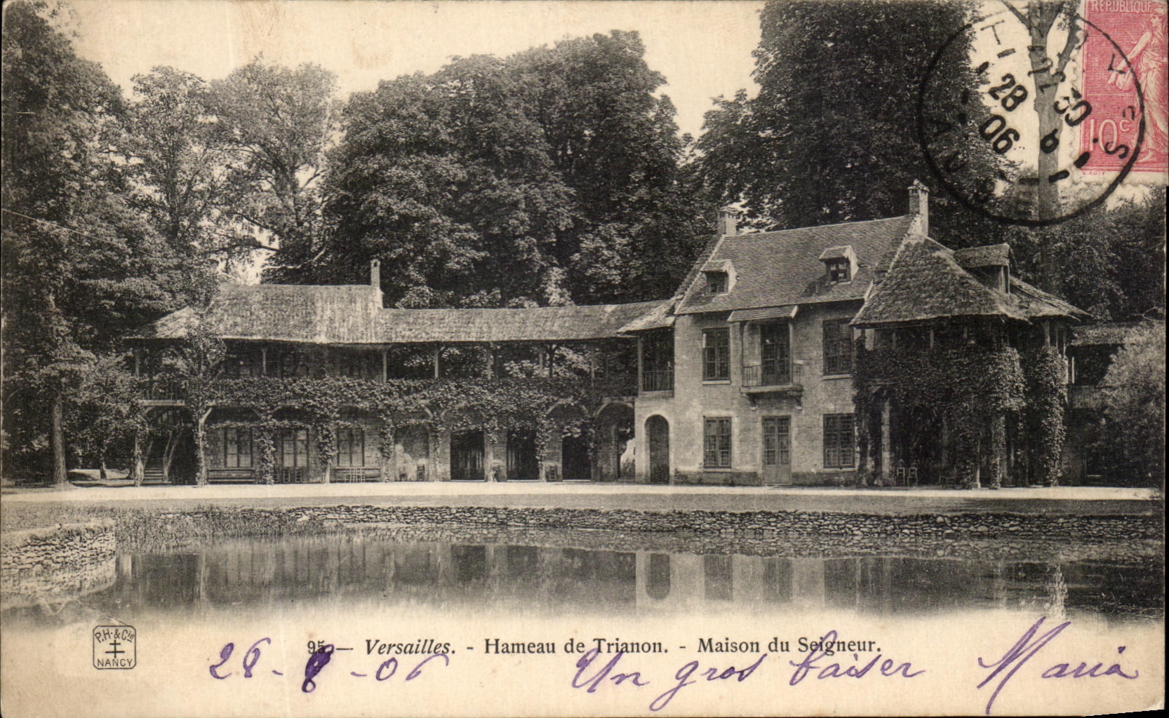 CPA Versailles Hameau de Trianon Maison du Seigneur