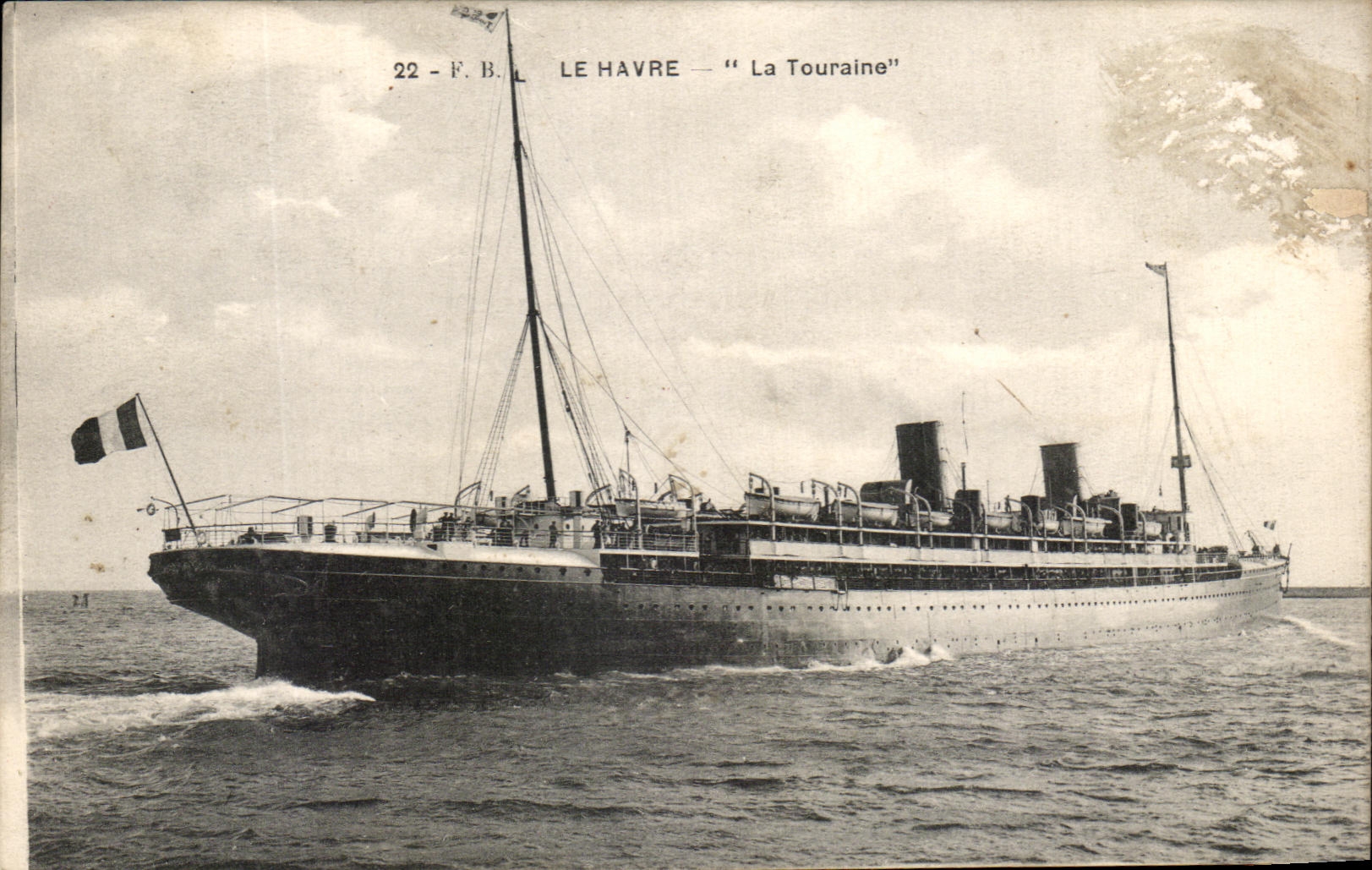 Le Havre — "La Touraine" — F.B.L. n°22