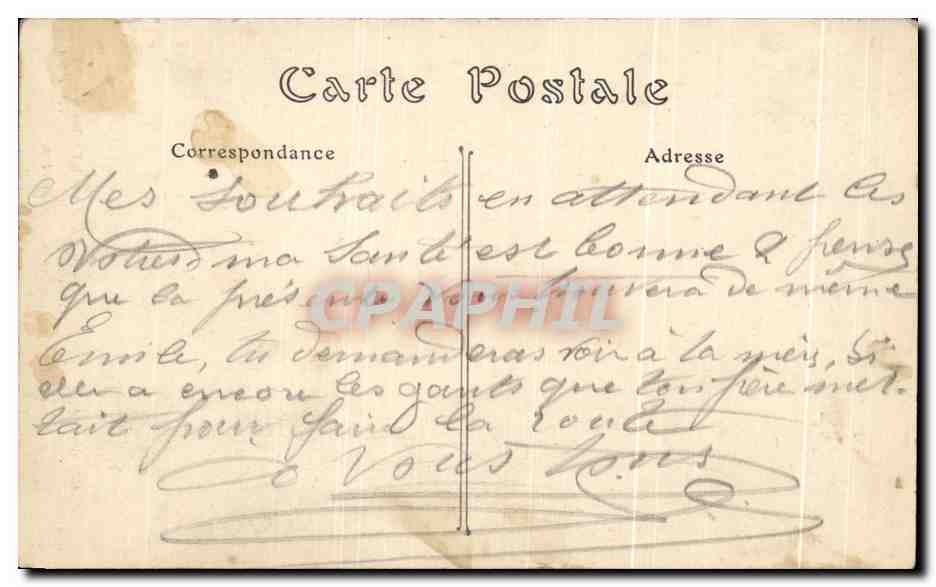 CPA Joffre Dans Sa Main Campagne De 1914 Militaria  — Rückseite