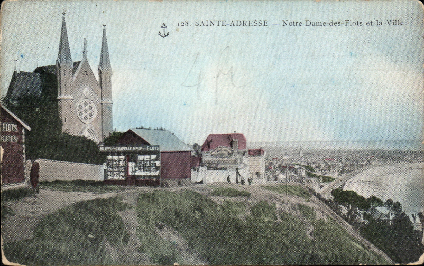 CPA Saint Adresse Notre Dame Des Flots Et La Ville