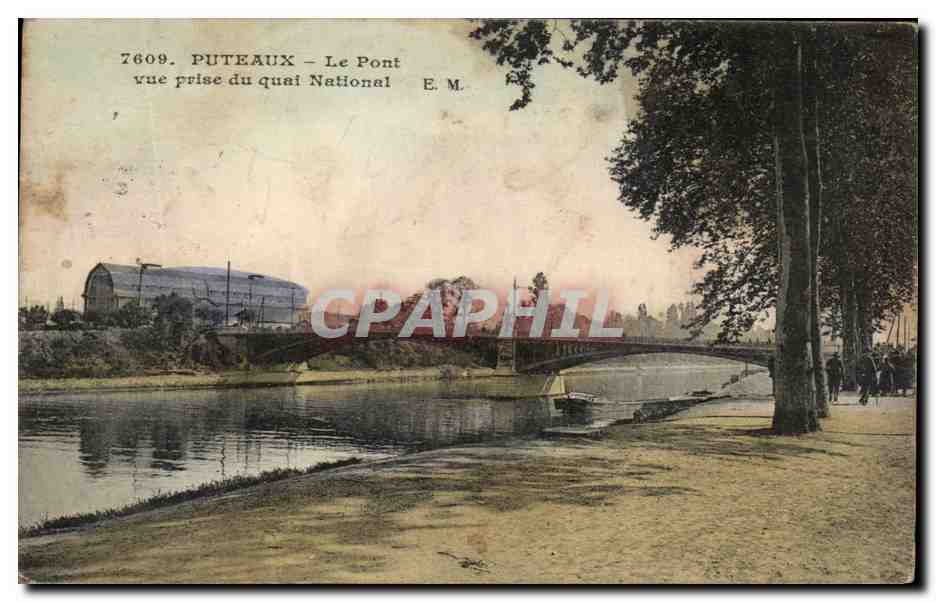 CPA Puteaux Le Pont Vue Prise Du Quai National