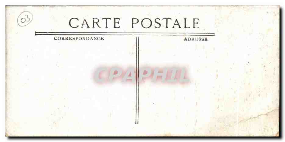 CPA Vichy Rue De Paris Perspeotive De La Gare — Verso