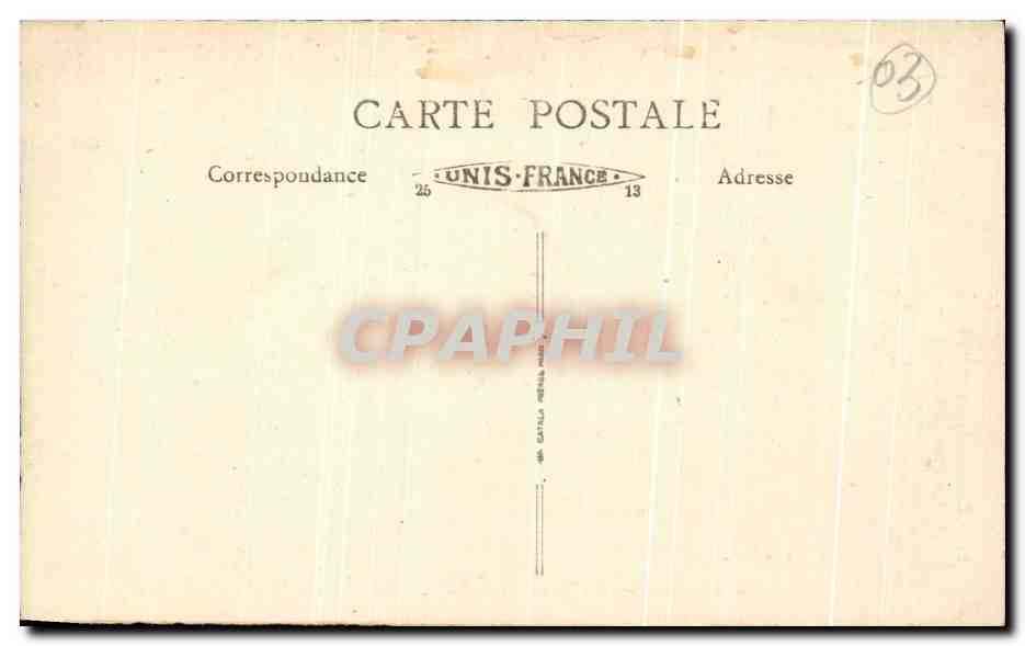 CPA Vichy Pavillon De l'Empereur — Verso