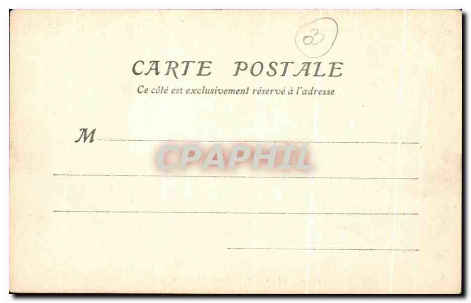 CPA Allier Vichy le Pavillon Sevigne — Verso