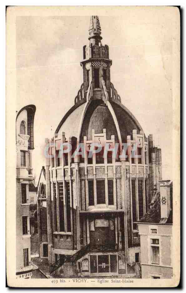 CPA Vichy Eglise Saint Blaise