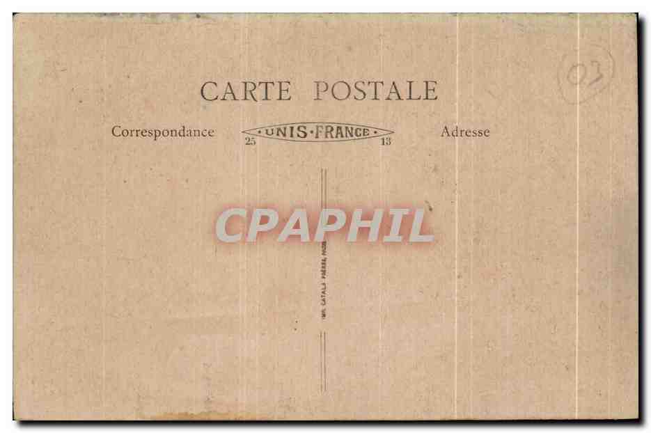 CPA Vichy Un coin Du Parc Des Celestins — Verso